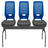 cadeiras longarinas 3 lugares Joinville Itaum