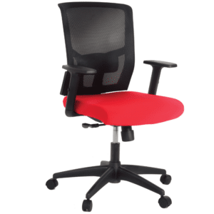 Cadeira Diretor com regulagem de Lombar Preto/Vermelho
