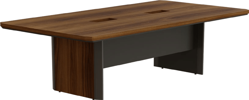 Mesa de Reunião com Pé Painel com 2 Rasgos Plus Térios