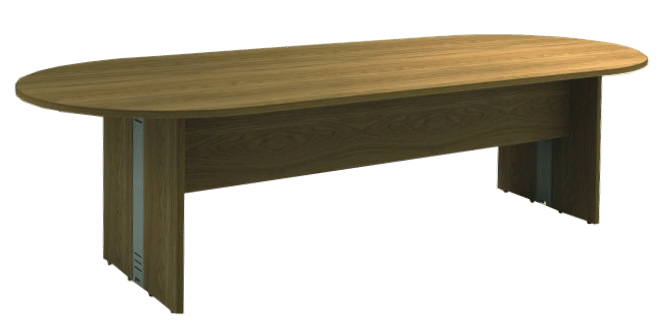Mesa de Reunião Oval com Frontal BP Attuale