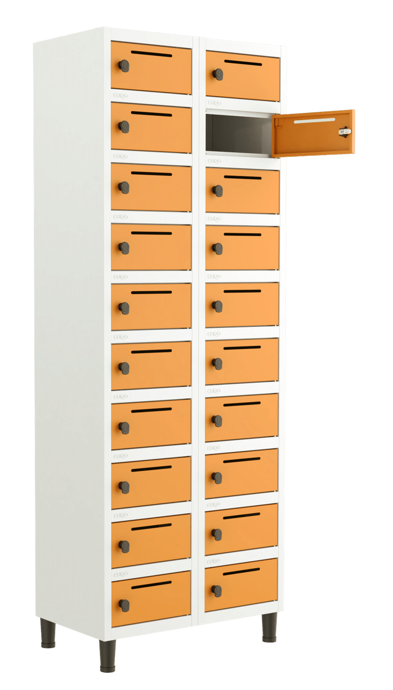 Locker Caixa Postal com Pitão Euro - Linha Aço