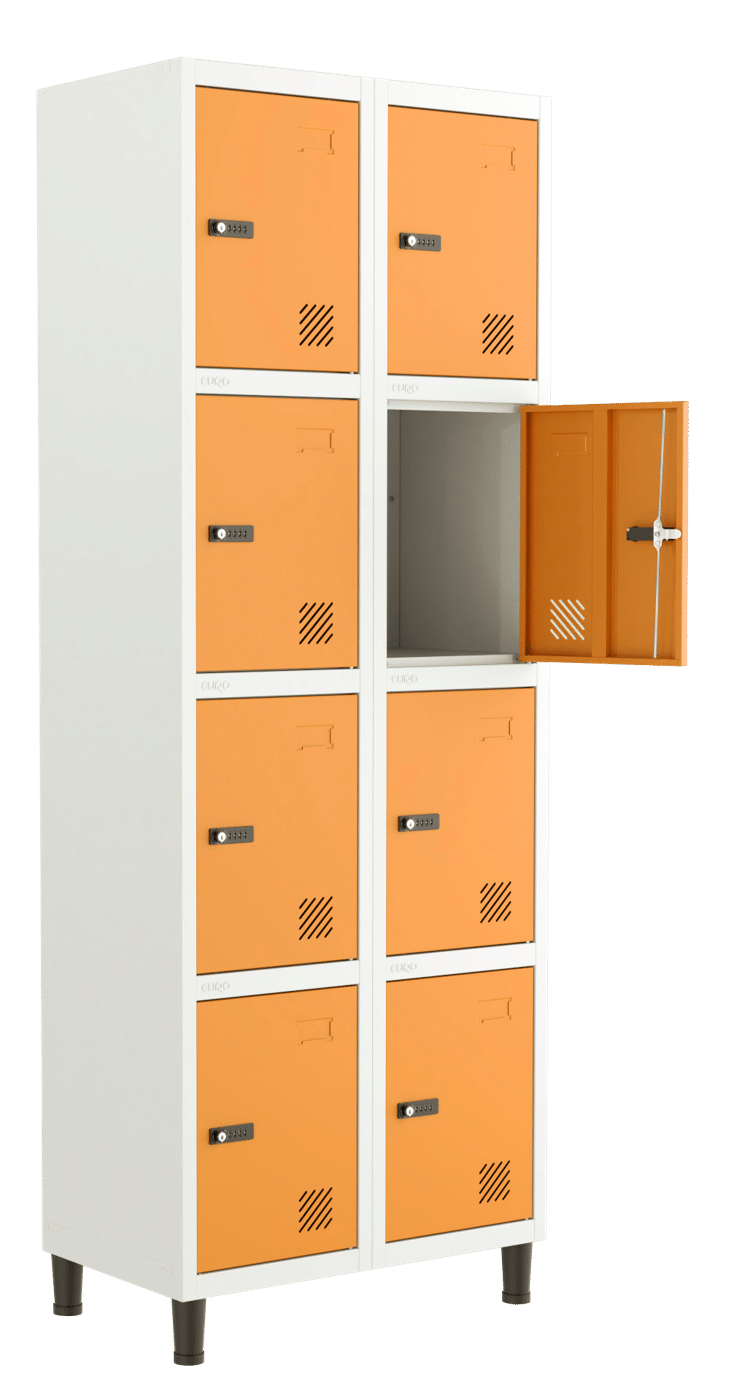 Locker de Aço com Fechadura de Segredo Euro - Linha Aço