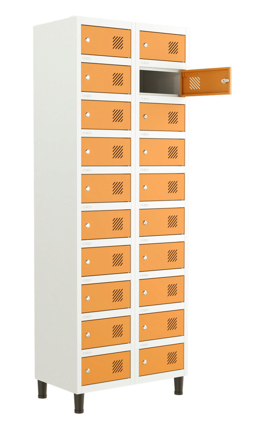 Locker Porta-Objetos com Fechadura Euro - Linha Aço