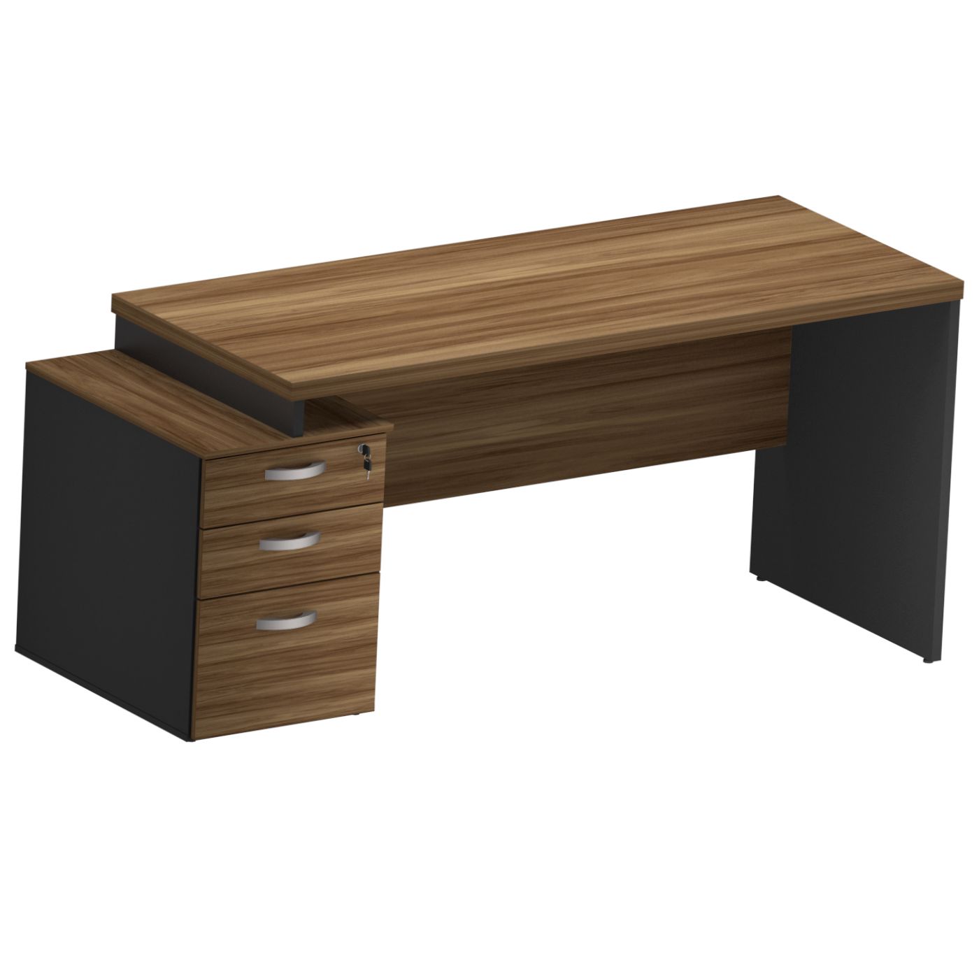 Mesa Reta Pedestal 3 Gavetas M40 — Maranello