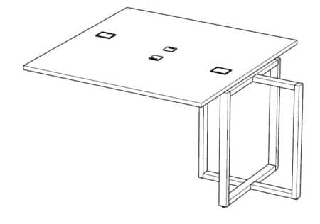 Mesa Componivel 25mm Berlim Comp. — Maranello