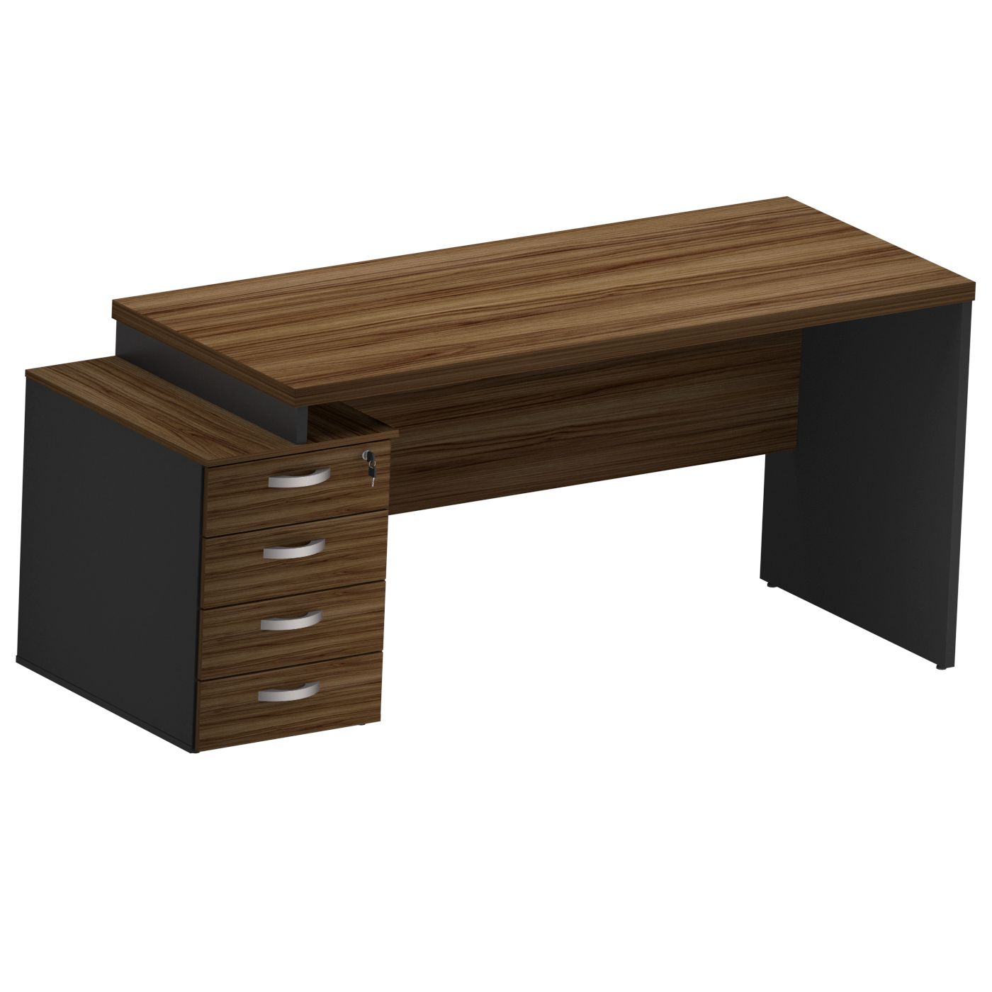 Mesa Reta Pedestal 4 Gavetas M40 — Maranello