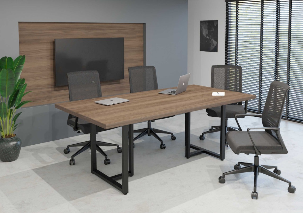 Mesa Reunião 25mm Pe Retangular — Maranello