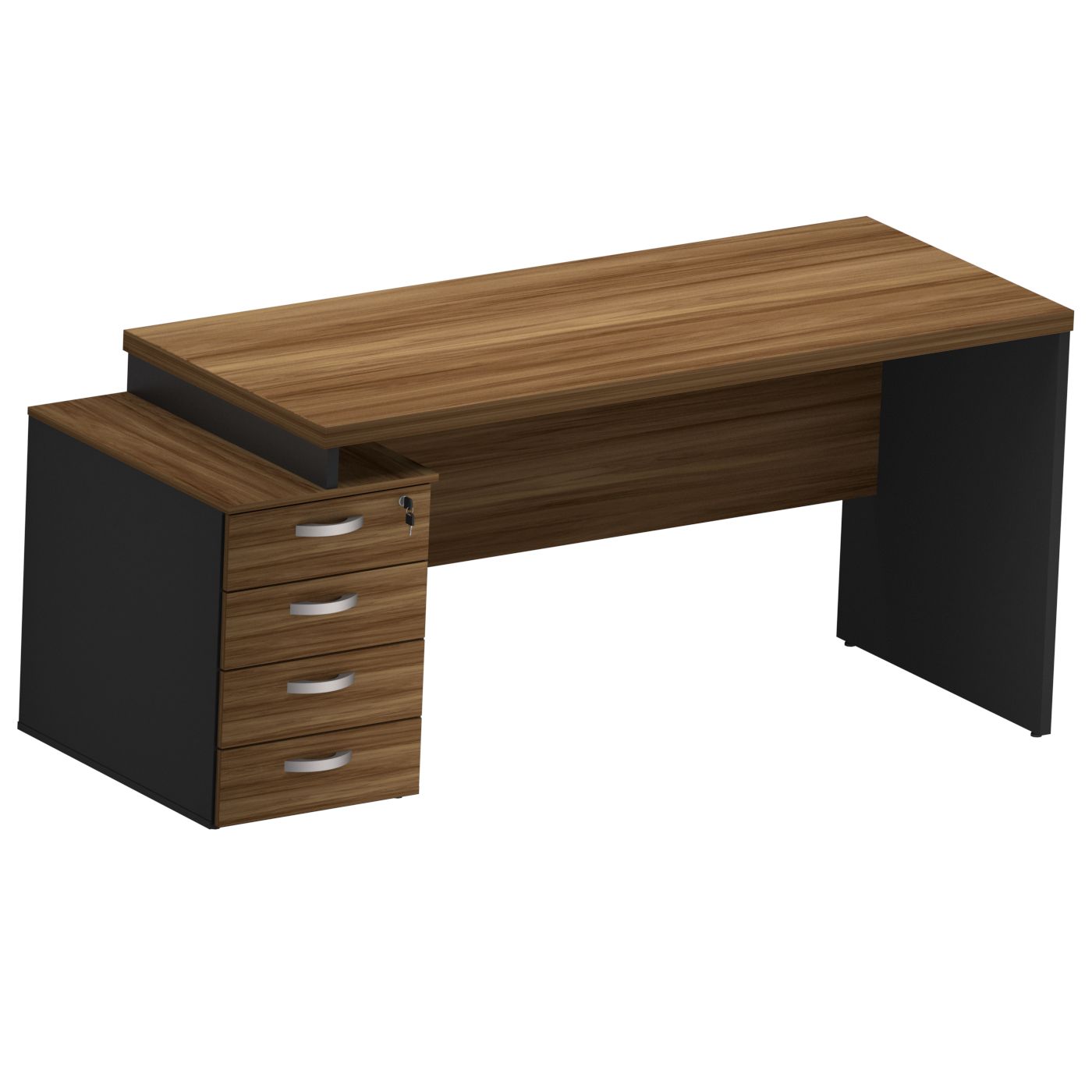 Mesa Reta Pedestal 4 Gavetas M40 — Maranello