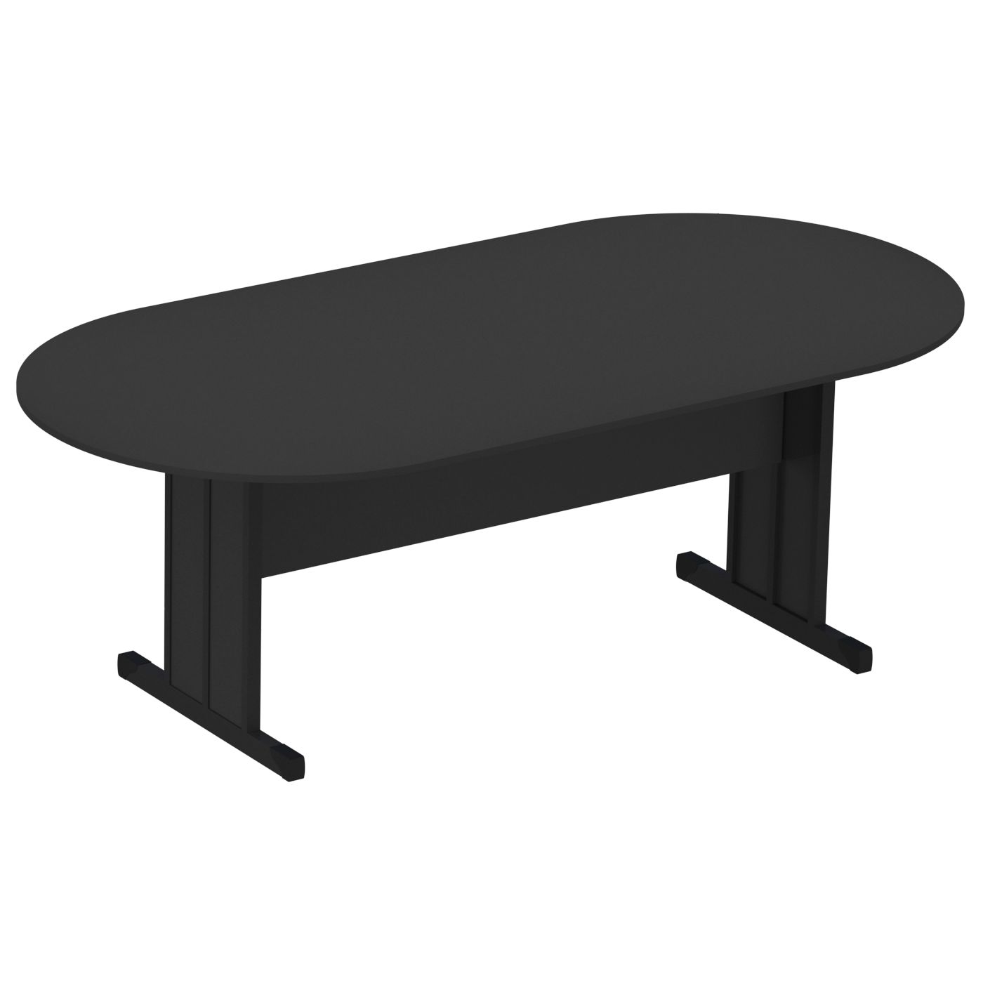 Mesa De Reunião Oval Com Abas M15 — Maranello