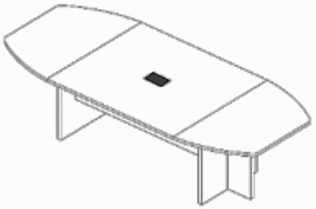 Mesa De Reunião Semi Oval UP — Maranello