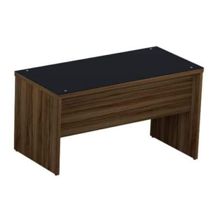 Mesa Reta Pé Painel M40 Glass — Maranello