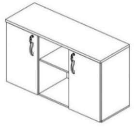 Armário Baixo Credenza M40 — Maranello