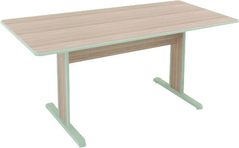 Mesa de Reunião Retangular Uno 15mm