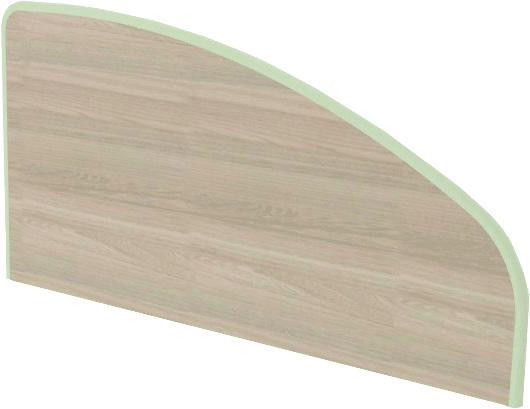 Biombo Lateral Curvo Uno 15mm